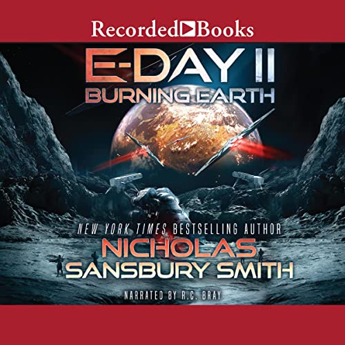 E-Day II Burning Earth Audiobook Cover