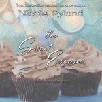The Sweet Escape by Nicole Pyland - cover features cupcakes with frosting with an artistic shade of blue over everything